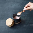 キャニスター 100ml 入れ物 保存容器 調味料 塩 ソルト 砂糖 シュガー 胡椒 ペッパー 七味 一味 磁器 蓋 ふた コルク おしゃれ キッチンツール キントー kinto 【納期A】【toh-351076】