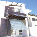 日除け 日よけ シート シェード オーニング サンシェード 目隠し 紫外線カット 透過 ベランダ 庭 シェード 窓 外側 テラス 縁側 玄関 ガーデニング おしゃれ 【納期A】【toh-354958】