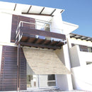 日除け 日よけ シート シェード オーニング サンシェード 目隠し 紫外線カット 透過 ベランダ 庭 シェード 窓 外側 テラス 縁側 玄関 ガーデニング おしゃれ 【納期A】【toh-354958】