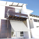 日除け 日よけ シート シェード オーニング サンシェード 目隠し 紫外線カット 透過 ベランダ 庭 シェード 窓 外側 テラス 縁側 玄関 ガーデニング おしゃれ 【納期A】【toh-354958】