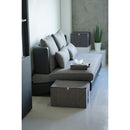 収納ボックス 収納ケース 取っ手付き ダブルファスナー 小物入れ ファブリックケース 衣装ケース マルチ収納 アイボリー 白系 グレー ブラウン 茶 アースカラー 【納期A】【toh-356463】