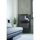 収納ボックス 収納ケース 取っ手付き ダブルファスナー 小物入れ ファブリックケース 衣装ケース マルチ収納 アイボリー 白系 グレー ブラウン 茶 アースカラー 【納期A】【toh-356463】