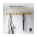 ウォールフック 8連 ウォールハンガー 壁掛け 壁面 スリム おしゃれ スタイリッシュ インテリア 映える 省スペース コンパクト 玄関 リビング 寝室 【納期A】【toh-357926】