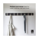 ウォールフック 8連 壁掛け 壁面 スリム おしゃれ スタイリッシュ ウォールハンガー インテリア 映える 省スペース コンパクト 玄関 リビング 寝室 【納期A】【toh-357929】