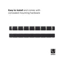 ウォールフック 8連 壁掛け 壁面 スリム おしゃれ スタイリッシュ ウォールハンガー インテリア 映える 省スペース コンパクト 玄関 リビング 寝室 【納期A】【toh-357929】