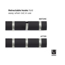 ウォールフック 8連 壁掛け 壁面 スリム おしゃれ スタイリッシュ ウォールハンガー インテリア 映える 省スペース コンパクト 玄関 リビング 寝室 【納期A】【toh-357929】