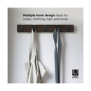 ウォールフック 5連 壁掛け 壁面 スリム ウォールハンガー おしゃれ スタイリッシュ インテリア 映える 省スペース コンパクト 玄関 リビング 寝室 【納期A】【toh-357935】