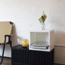 コンテナボックス 収納ボックス 収納ケース 折りたたみ 折り畳み おしゃれ インテリア 小物入れ 立方体 ホワイト 白 ブラック 黒 インテリア 玄関 ガレージ 【納期A】【toh-358893】