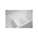 コンテナボックス 収納ケース 折りたたみ 収納ボックス 折り畳み おしゃれ インテリア 小物入れ 直方体 長方形 ホワイト 白 ブラック 黒 倉庫 車庫 45L 【納期A】【toh-358895】