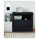 コンテナボックス ワイド 横向き 収納ボックス 収納ケース 折りたたみ 折り畳み おしゃれ インテリア 小物入れ ホワイト 白 ブラック 黒 倉庫 車庫 45L 【納期A】【toh-358897】