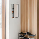 ミラー 鏡 壁掛け ウォールミラー 洗面所 壁面 収納棚 ウォールラック 3段 おしゃれ スタイリッシュ 玄関 リビング オフィス umbra アンブラ 【納期A】【toh-359004】