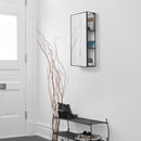 ミラー 鏡 壁掛け ウォールミラー 洗面所 壁面 収納棚 ウォールラック 3段 おしゃれ スタイリッシュ 玄関 リビング オフィス umbra アンブラ 【納期A】【toh-359004】