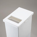 ごみ箱 ゴミ箱 2段 分別 キャスター付き ふた付き 蓋 白 ホワイト 黒 ブラック おしゃれ スタイリッシュ スリム 容量 55L キッチン リビング 【納期A】【toh-359407】