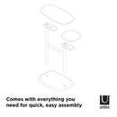 サイドテーブル 木製 天然木 サブ テーブル ミニ 天板 向き 変更 調整 ベッドサイド ソファサイド 北欧 おしゃれ スタイリッシュ ブランド Umbra アンブラ 【納期A】【toh-361934】