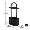 サイドテーブル サブテーブル ミニテーブル 持ち運び 移動 携帯 テーブル ベッド ソファサイド 収納スペース ラック 棚 北欧 おしゃれ ブランド Umbra アンブラ 【納期A】【toh-361936】