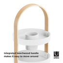 コスメスタンド コスメ収納 3段 トレー トレイ アクセサリー 化粧品 コスメ 収納 スタンド ラック 持ち手 おしゃれ インテリア シンプル スタイリッシュ スリム 【納期A】【toh-361952】