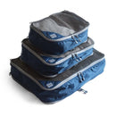 収納バッグ 3点セット 収納ケース サイズ違い 大サイズ 中 小 ナイロンバッグ ファスナー チャック おしゃれ アウトドア キャンプ 衣類収納 小物入れ 【納期A】【toh-365197】