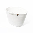 ロープバスケット 収納 ボックス かばん 籠 カゴ バスケット おしゃれ インテリア 小物入れ リビング ダイニング 持ち手 北欧 ナチュラル カントリー 【納期A】【toh-370203】