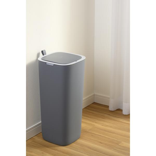ゴミ箱 30L おしゃれ センサー付き ごみ箱 自動開閉 ふた フタ 蓋 センサー式 電池式 スタイリッシュ スリム ダストボックス ホワイト 白 グレー ブルー 青 EKO 【納期A】【toh-375109】