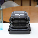 調理容器 保存容器 セット 電子レンジ オーブン 対応 耐熱容器 蒸し調理 茹で調理 煮調理 焼調理 炒め調理 炊き料理 加熱 ボウル 調理用 ボール 蓋 ふた付き 【納期A】【toh-380704】