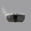 調理容器 保存容器 電子レンジ オーブン 対応 耐熱容器 蒸す 茹でる 煮る 焼く 炒める 炊く 蒸気 スチーム 加熱調理 ボウル 調理用 ボール 蓋 ふた付き 【納期A】【toh-380705】