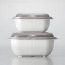 調理容器 保存容器 セット 電子レンジ オーブン 対応 耐熱容器 蒸す 茹でる 煮る 焼く 炒める 炊く 蒸気 スチーム 加熱調理 ボウル 調理用 ボール 蓋 ふた付き 【納期A】【toh-380706】