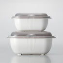 調理容器 セット 保存容器 電子レンジ対応 オーブン 耐熱容器 蒸す 茹でる 煮る 焼く 炒める 炊く 蒸気 スチーム 加熱調理 ボウル 調理用 ボール 蓋 ふた付き 【納期A】【toh-380707】
