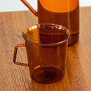 コップ マグカップ 取っ手付き 430ml 耐熱ガラス ティーカップ 珈琲 コーヒー レトロ おしゃれ 持ちやすい 使いやすい 電子レンジ 食洗機 対応 キントー kinto 【納期A】【toh-381119】