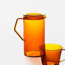 水差し ピッチャー ウォータージャグ 耐熱ガラス 750ml 熱湯 対応 お湯 お茶 麦茶 キッチン 冷蔵庫 シリコーンパッキン付き 蓋 おしゃれ レトロ キントー kinto 【納期A】【toh-381121】