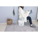 スツール 収納スペース ミッフィ miffy 収納できる 座れる イス 椅子 ベンチ 腰掛け おしゃれ 北欧 かわいい インテリア ホワイト 白 グレー 【納期A】【toh-382110】