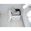 スツール 収納スペース ミッフィ miffy 収納できる 座れる イス 椅子 ベンチ 腰掛け おしゃれ 北欧 かわいい インテリア ホワイト 白 グレー 【納期A】【toh-382110】