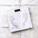 体重計 おしゃれ ヘルスメーター 珪藻土 速乾 石綿 アスベスト 不使用 安心 安全 おしゃれ タータンチェック ウシ 牛 かわいい デザイン デジタル 表示 【納期A】【toh-382155】