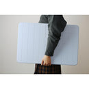 バスマット 珪藻土 速乾 おしゃれ 北欧 ホワイト 白 ブルー 青 石綿 アスベスト 不使用 安全 安心 格子柄 シンプル デザイン 60×40cm 【納期A】【toh-383118】