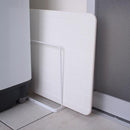 バスマット 珪藻土 速乾 おしゃれ 北欧 ホワイト 白 ブルー 青 石綿 アスベスト 不使用 安全 安心 格子柄 シンプル デザイン 60×40cm 【納期A】【toh-383118】