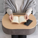 テーブルクッション 天板 木目 おしゃれ 北欧 クッション ウレタン 膝置き ひざ掛け 簡易デスク テーブル タイピンク ノートパソコン タブレット 使いやすい 【納期A】【toh-385190】