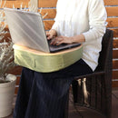 テーブルクッション 天板 木目 おしゃれ 北欧 クッション ウレタン 膝置き ひざ掛け 簡易デスク テーブル タイピンク ノートパソコン タブレット 使いやすい 【納期A】【toh-385190】