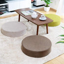 クッション 直径50cm 座布団 円形 丸型 おしゃれ フロアクッション 座椅子 オットマン 足置き ウレタン 低反発 フロアマット インテリア 北欧 デザイン 【納期A】【toh-385196】