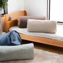 クッションカバー カバーのみ 円柱型 抱きまくら 抱き枕 気持ちいい 洗える ウォッシャブル 座布団 ふとん 敷布団 掛け布団 コンパクト 収納 省スペース 【納期A】【toh-385204】