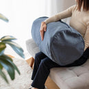 クッションカバー カバーのみ 円柱型 抱きまくら 抱き枕 気持ちいい 洗える ウォッシャブル 座布団 ふとん 敷布団 掛け布団 コンパクト 収納 省スペース 【納期A】【toh-385204】