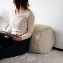 クッションカバー カバーのみ 円柱型 抱きまくら 抱き枕 気持ちいい 洗える ウォッシャブル 座布団 ふとん 敷布団 掛け布団 コンパクト 収納 省スペース 【納期A】【toh-385204】