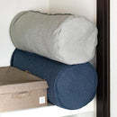 クッションカバー カバーのみ 円柱型 抱きまくら 抱き枕 気持ちいい 洗える ウォッシャブル 座布団 ふとん 敷布団 掛け布団 コンパクト 収納 省スペース 【納期A】【toh-385204】