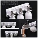 壁面収納 お風呂場 浴室 ウォールラック マグネット 磁石 壁 貼り付け フック 浮かせる チューブ用 洗顔 歯磨き粉 洗面所 バスルーム 日本製 【納期A】【toh-389637】