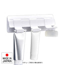 壁面収納 お風呂場 浴室 ウォールラック マグネット 磁石 壁 貼り付け フック 浮かせる チューブ用 洗顔 歯磨き粉 洗面所 バスルーム 日本製 【納期A】【toh-389637】