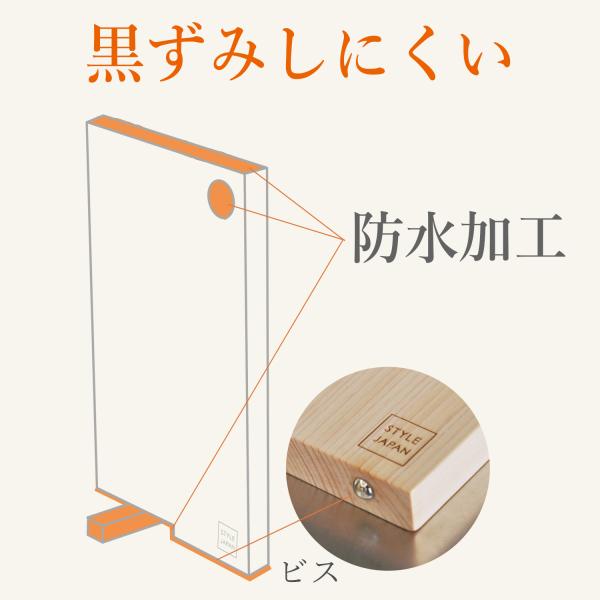 まな板 木製 おしゃれ 自立式 立つ スタンド 真名板 俎板 ヒノキ 桧 檜 日本製 国産 18×30cm Mサイズ 【納期A】【toh-389706】