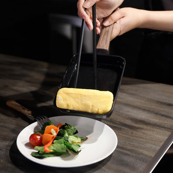 玉子焼き器 卵焼き器 フライパン サイズ 16cm IH対応 ガス火 直火対応 アルミニウム合金 セラミック加工 汚れにくい アウトドア キャンプ 熱伝導率 高い 【納期A】【toh-391014】