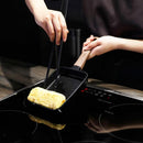 玉子焼き器 卵焼き器 フライパン サイズ 16cm IH対応 ガス火 直火対応 アルミニウム合金 セラミック加工 汚れにくい アウトドア キャンプ 熱伝導率 高い 【納期A】【toh-391014】