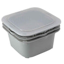 ザルセット 抗菌 ザル バット 水切り 電子レンジ対応 使える 浅ザル 深ザル バッド 蓋 ふた フタ コンパクト収納 省スペース 蒸し料理 日本製 【納期A】【toh-391015】