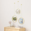 フォトフレーム 写真立て 円形 丸型 吊り下げ 壁掛け ウォールディスプレイ 壁面 おしゃれ スタイリッシュ 北欧 アートフレーム 額縁 umbra アンブラ 【納期A】【toh-396299】