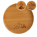 お皿 24cm 木製 食器 プレート ムーミン MOOMIN リトルミィ スナフキン ディッシュ ナチュラル カフェ風 おしゃれ 天然木 アウトドア キャンプ キャラクター 【納期A】【toh-396419】