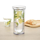 カラフェ 1L 水差し ピッチャー  ウォーターグラス 食器 グラス カトラリー 水さし ウォーターピッチャー 1000ml 水筒 結露しにくい 二重構造 ダブルウォール 【納期A】【toh-398155】